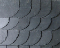 Semicircle Shape roofing slate