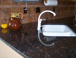 Tan Brown Kitchen Countertop