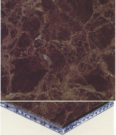 marble Laminated Aluminium Honeycomb tiles
