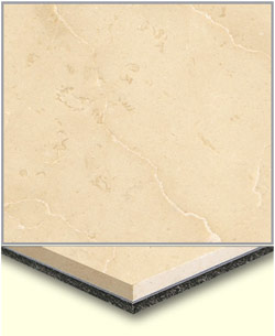 marble laminated aluminum tiles