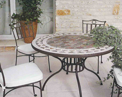 slate mosaic table