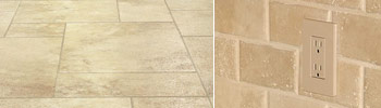 Travertine floor & wall tiles