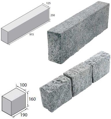 granite pièrre de parement