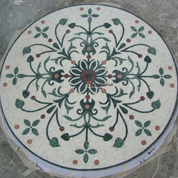 Marmor Mosaik Medallion