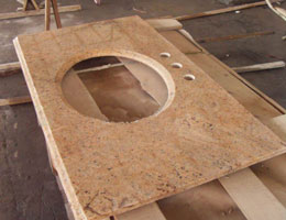 Kashmir Gold vanity top 