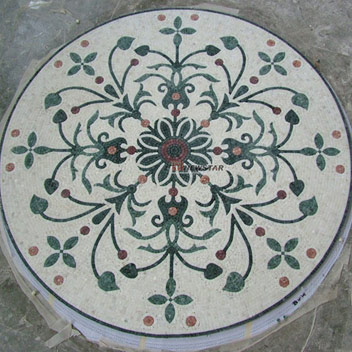 Marmo Mosaico medaglione