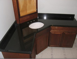 Nero assoluto Vanity Top