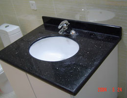 Black Galaxy Piano lavabo