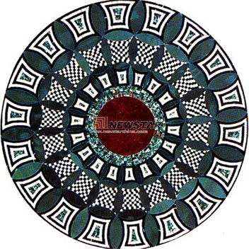 Marmo Mosaico medaglione