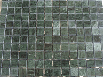Verde Alpi płytki marmurowe mozaiki