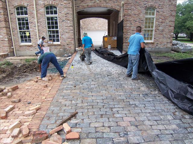 Pavimento de granito Cobblestones