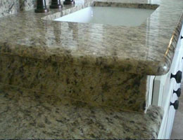 Giallo Ornamental bancada de cozinha