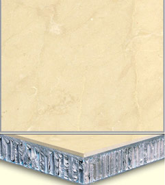 mármore laminado telhas de alumínio do favo de mel