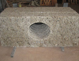 Giallo Ornamental Vanity Top