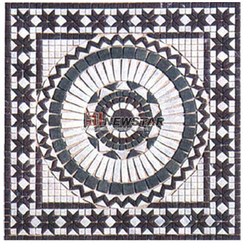 Los azulejos de mosaico de mármol Patrón