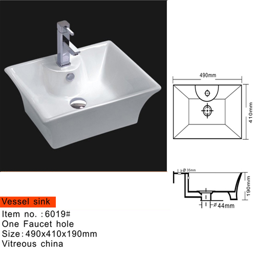 Accessory of Countertop,Ceramic Sink,Ceramic