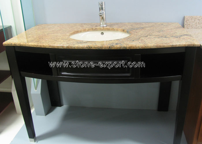 Hotel Countertops,Bath Vanity,New Giallo Veneziano Granite