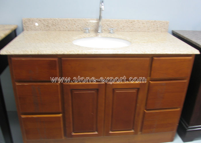 Hotel Countertops series,Bath Vanity,G682 Golden Yellow Granite