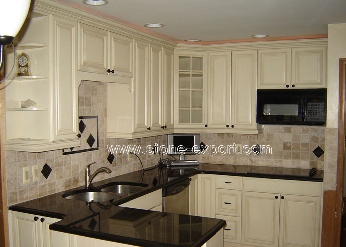 Hotel Countertops,kitchen Countertops,Galaxy Black Granite