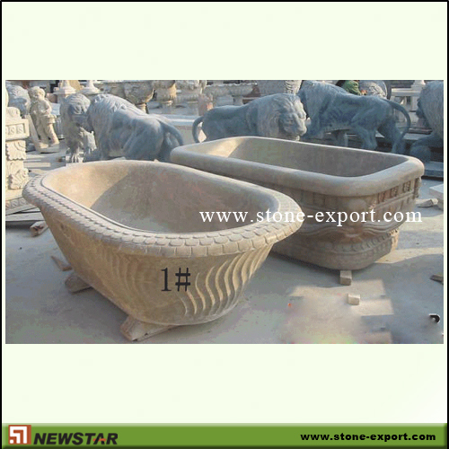 Construction Stone,Bathtub and Tray,Beige Marble