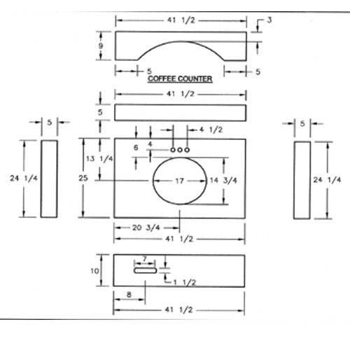 Countertop and Vanity top,CAD Drawing,Granite