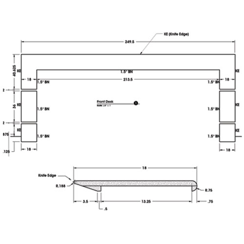 Countertop and Vanity top,CAD Drawing,Granite