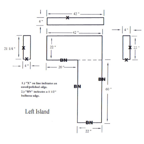 Countertop and Vanity top,CAD Drawing,Granite