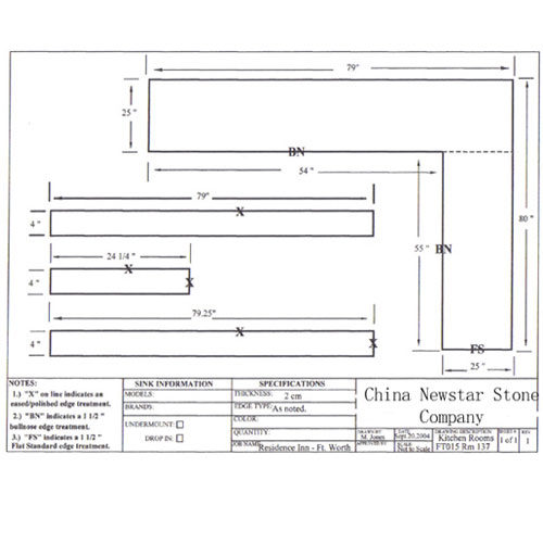 Countertop and Vanity top,CAD Drawing,Granite 