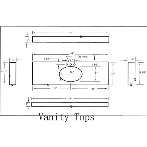 Countertop and Vanity top,CAD Drawing,Granite