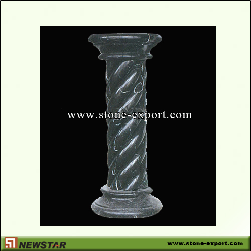 Construction Stone,Column and Pillars,China Nero Margiua
