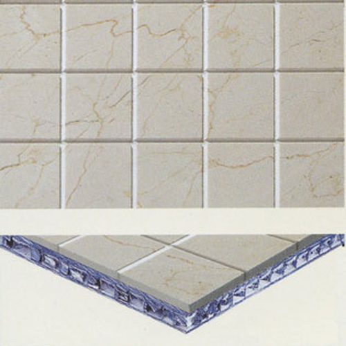 Marble Products,Marble Laminated Honeycomb,Crema Marfil Mosaic