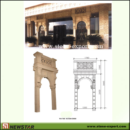 Construction Stone,Door and window Surrounds,Yellow Sandstone