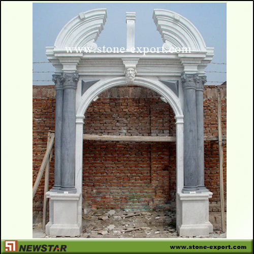 Construction Stone,Door and window Surrounds,White Marble