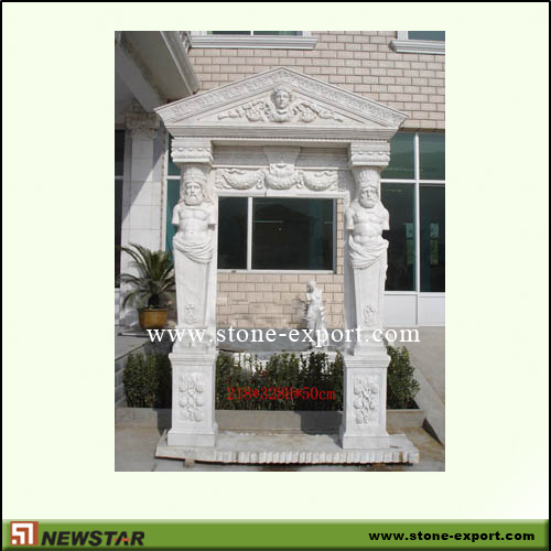 Construction Stone,Door and window Surrounds,White Marble