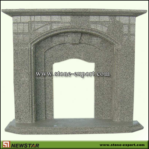 Fireplace Mantels,Granite Fireplace,G603 Mountain Grey