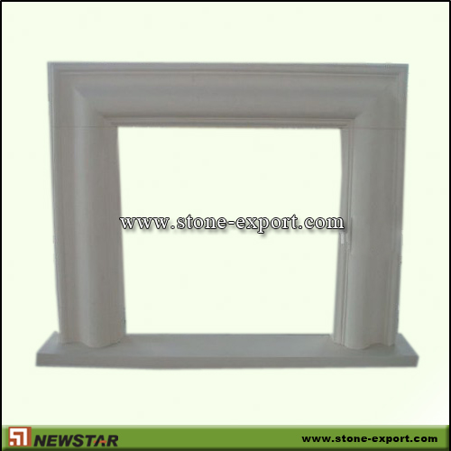 Fireplace Mantels,Limestone Fireplace,Beige Limestone