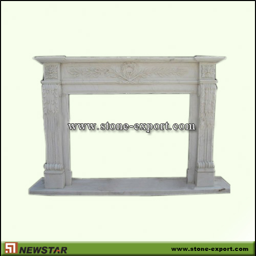 Fireplace Mantels,Limestone Fireplace,Beige Limestone