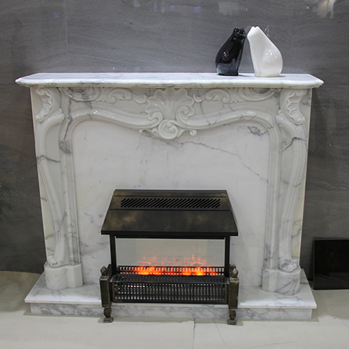 Fireplace Mantels,Marble Fireplace,volakas white