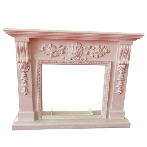 Fireplace Mantels,Marble Fireplace,Beige Marble