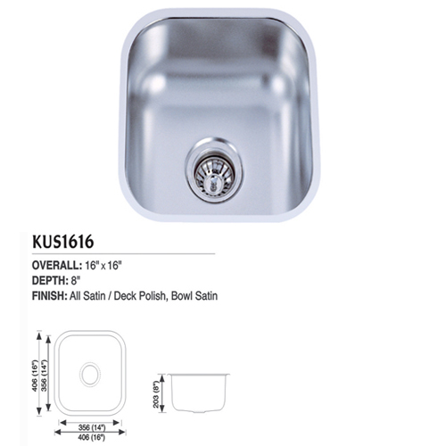 Accessory of Countertop,Stainless Steel Sink,304 stainless steel