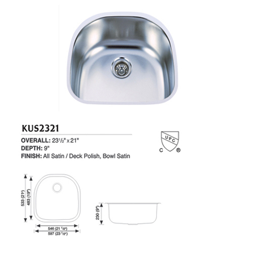 Accessory of Countertop,Stainless Steel Sink,stainless steel