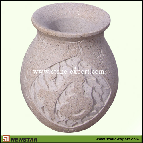 Landscaping Stone,Flowerpot and Vase,G682 Golden Yellow