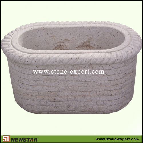 Landscaping Stone,Flowerpot and Vase,G682 Golden Yellow