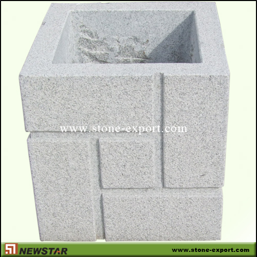 Landscaping Stone,Flowerpot and Vase,G603 Mountain Grey