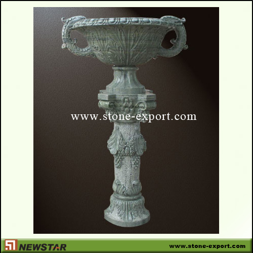 Landscaping Stone,Flowerpot and Vase,Green  Onyx
