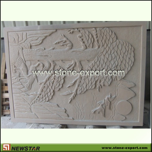 Landscaping Stone,Stone Background Panel Relievo,Sanstone