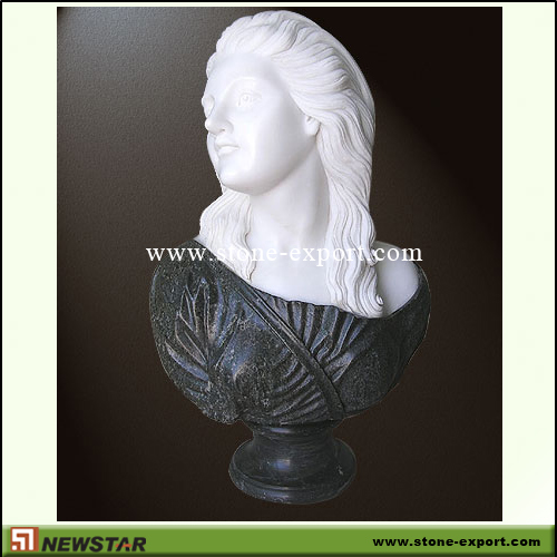 Landscaping Stone,Statue Carving,White Marble and Black Marble