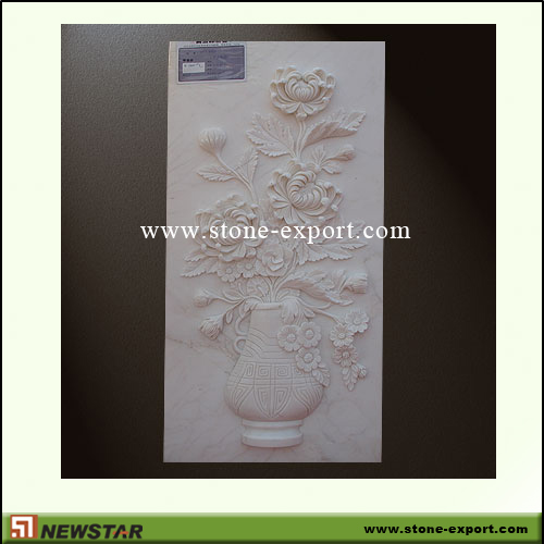 Landscaping Stone,Stone Relievo,White Marble