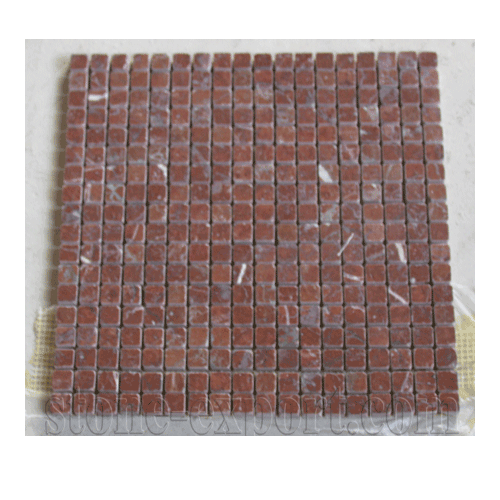 Mosaic Tile,Marble Mosaic,Red Alicante