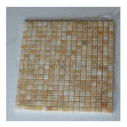 Marble and Onyx Products,Marble Mosaic Tiles,Onyx Yellow